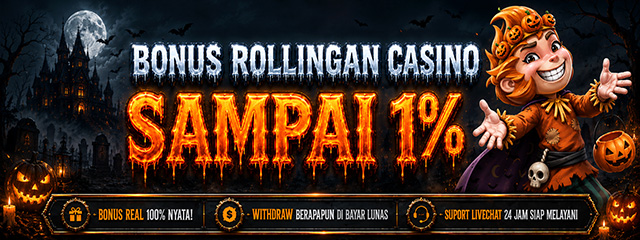 Bonus Rollingan Casino 1%